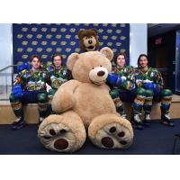 Edmonton Oil Kings Teddy Bear Toss jerseys