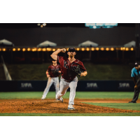 Kansas City Monarchs pitcher Jeff Hakanson