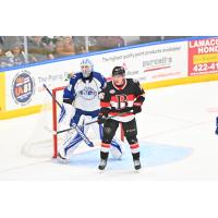 Belleville Senators right wing Tyler Boucher vs. the Syracuse Crunch