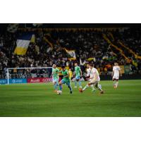 Seattle Sounders FC battles the LA Galaxy