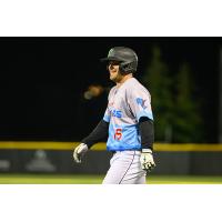 Outfielder Tanner O'Tremba with the Eugene Emeralds