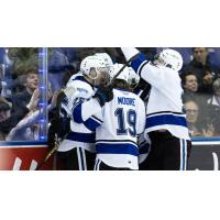 Victoria Royals celebrate a goal