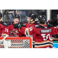 Tucson Roadrunners' Cameron Hebig and Kailer Yamamoto on game night