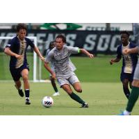 Midfielder Charles Ahl with Stetson University